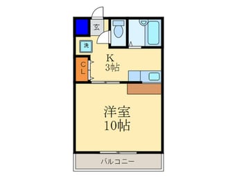 間取図 ベルメール北大路