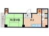 カ－サ中山手 1Kの間取り