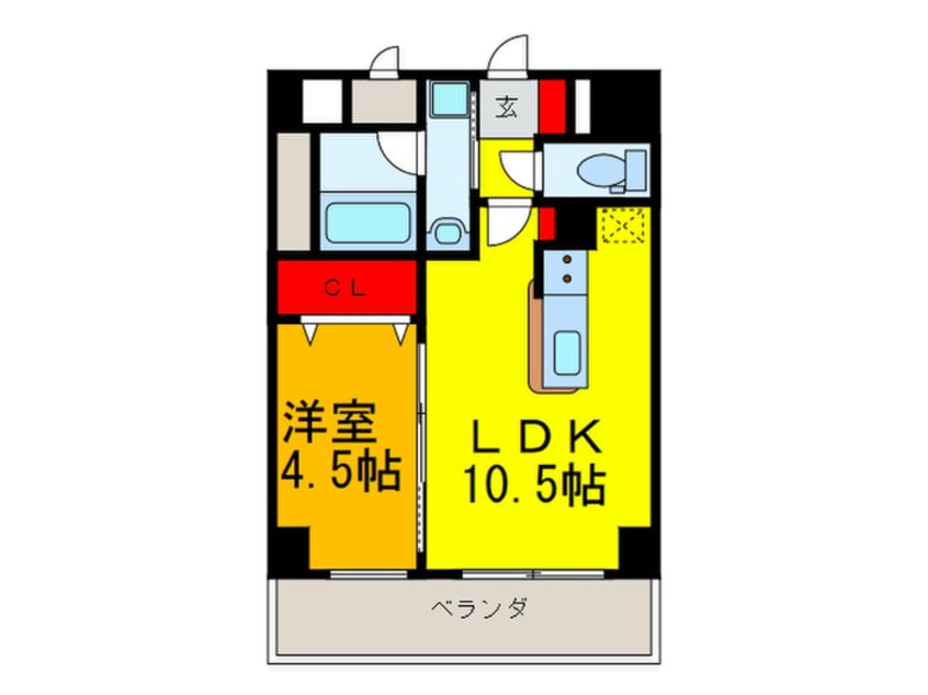 間取図 パンセ新町