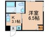 オリエント五条坂 1Kの間取り
