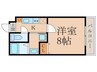 Brillia Court 龍谷大前 1Kの間取り