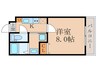 Brillia Court 龍谷大前 1Kの間取り