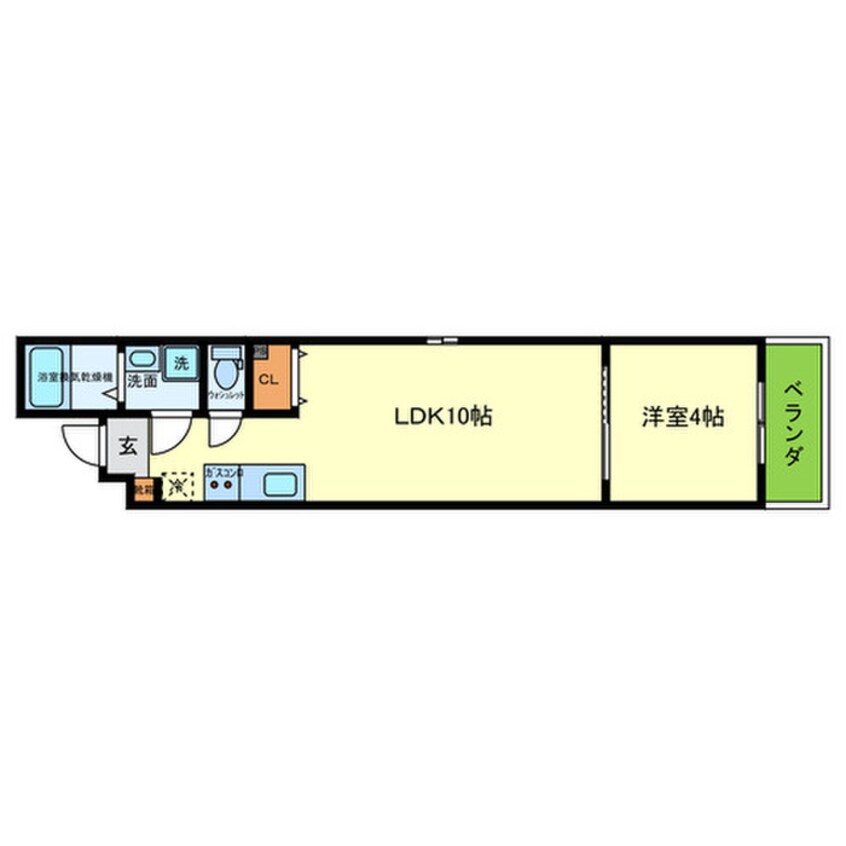 間取図 ﾌﾟﾗﾃｨｰｸ池田