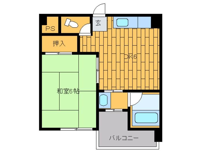 間取図 コ－ポ小松
