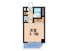 メゾンド－ル山中 1Kの間取り