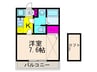 アンサンブル高槻 1Kの間取り