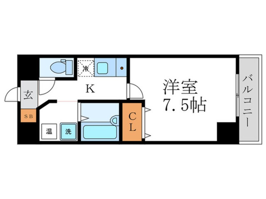 間取図 ウィズ高辻通