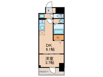 間取図 リヴェント福島野田