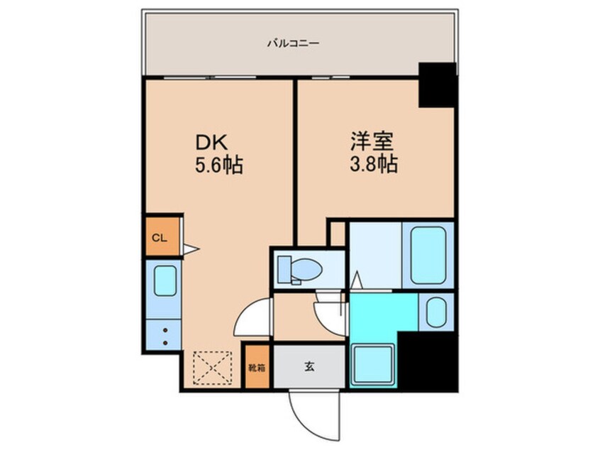 間取図 リヴェント福島野田