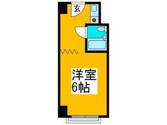 間取図 ｽﾃｭﾃﾞｨｵ堺フェニックス（601）