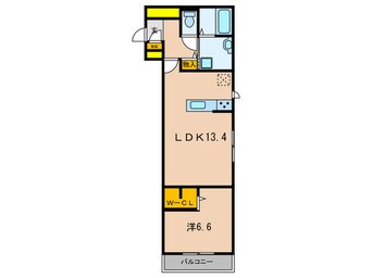 間取図 フォンターナ