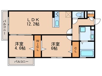 間取図 サニーグリーン北喜