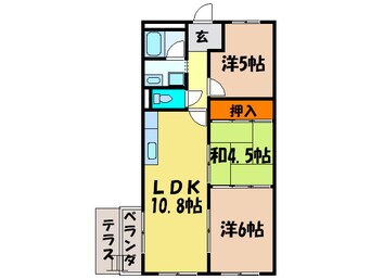 間取図 ルナコ－ト向ヶ丘