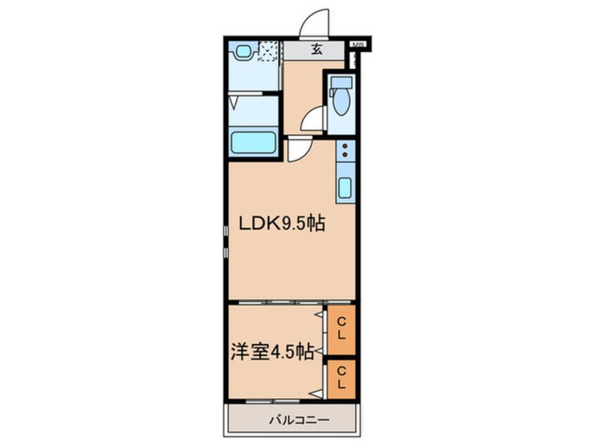 間取図 仮）フジパレス園田駅東