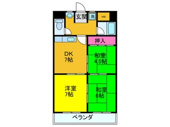 間取図 三番町マンション