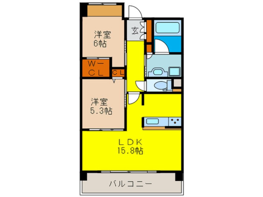 間取図 リラフォート千里中央