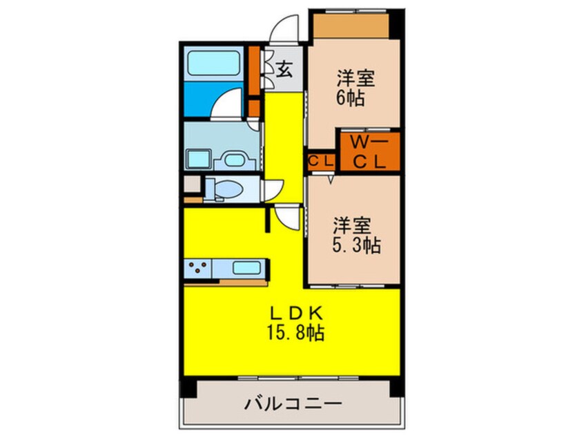 間取図 リラフォート千里中央