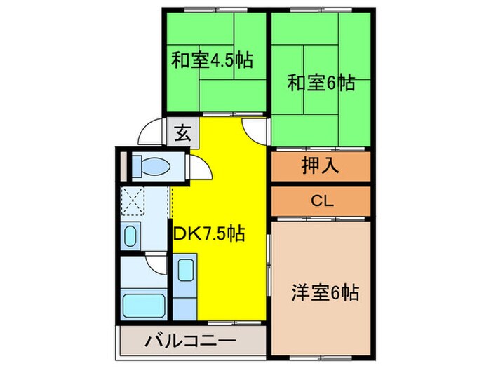 間取り図 磯コ－ポ