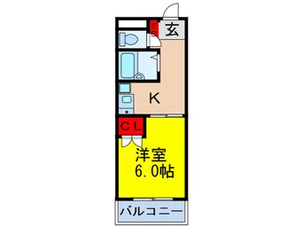 間取図 チェリ－ハイツ