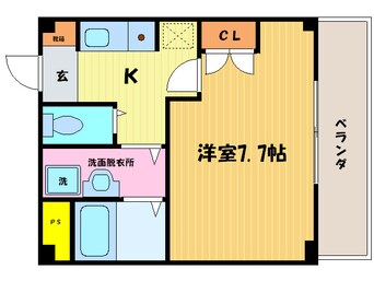 間取図 ステーション・フロント桂