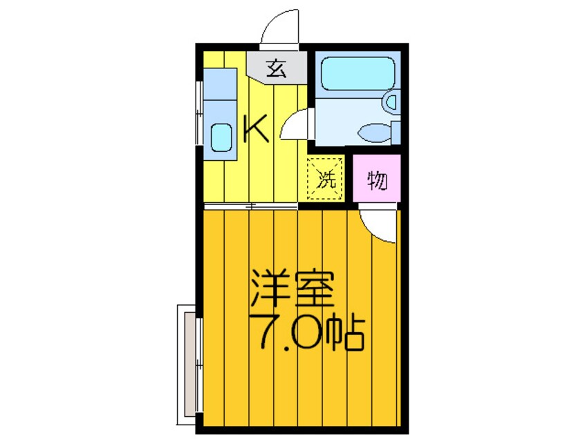 間取図 ハイツカトレア