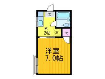 間取図 ハイツカトレア