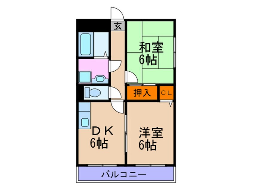 間取図 ガ－デンハイツ酉島