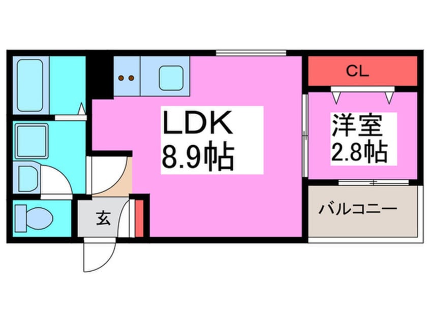 間取図 F+style上田3号館