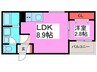 F+style上田3号館 1LDKの間取り