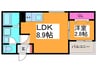 F+style上田3号館 1LDKの間取り