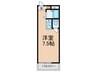 SENSE TONDABAYASHI 1Rの間取り