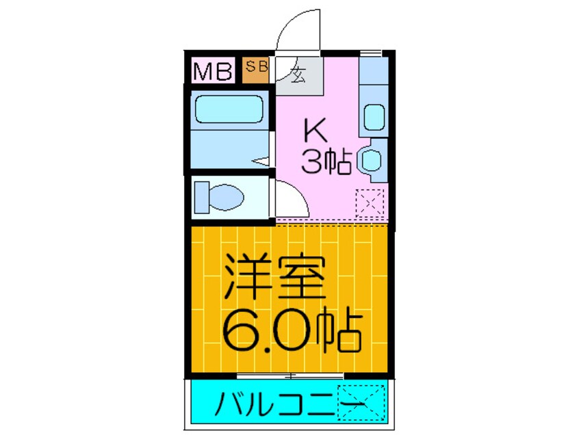 間取図 共栄ハイツ