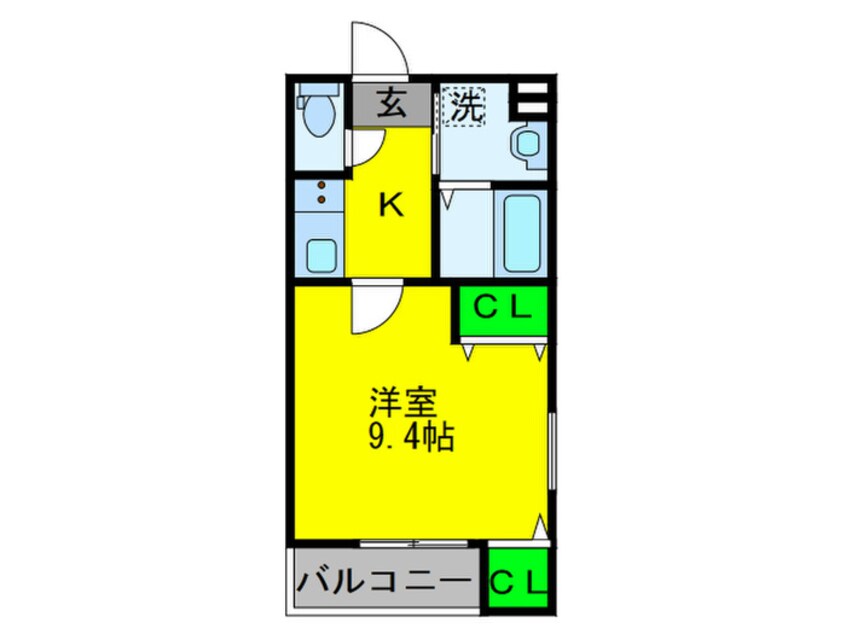 間取図 フジパレス出戸Ⅱ番館