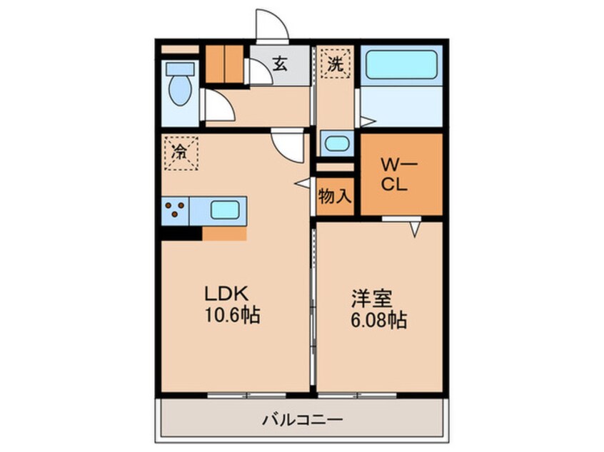 間取図 レジデンスコート栗東