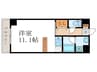 修学院ＴＥＲＲＡＣＥ 1Rの間取り