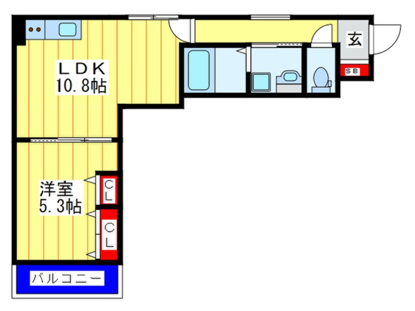 間取図 ＧＭヒルズ対馬江