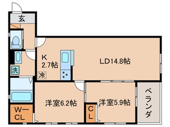 間取図 ＢＥＬＬＥ　ＡＲＣＨＥ