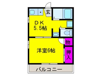 間取図 畑中ハイツ