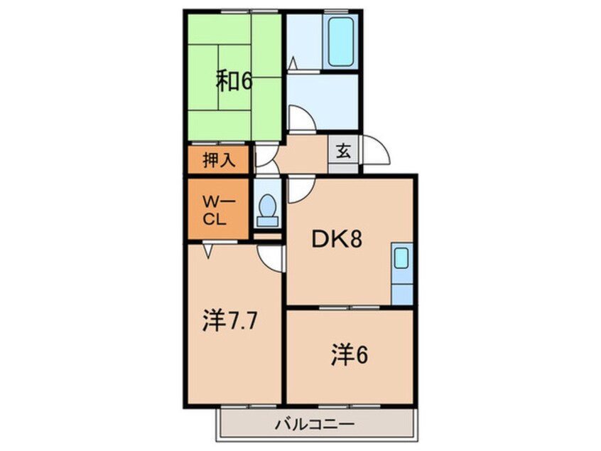 間取図 レーベンスアルト