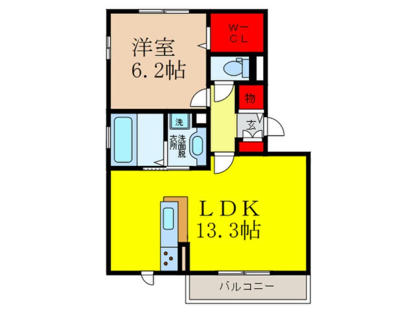 間取図 パークコート楓