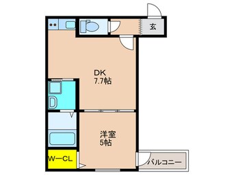 間取図 フジパレス枚方牧野Ⅰ番館