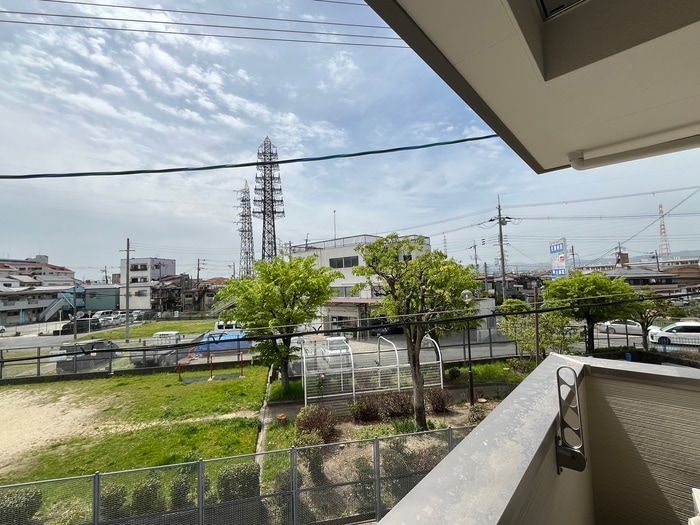 室内からの展望 フジパレス枚方牧野Ⅰ番館