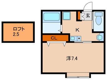 間取図 シャルマンメゾン上沢