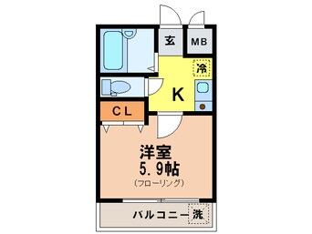 間取図 ウエル千里