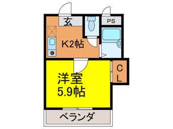 間取図 ウエル千里