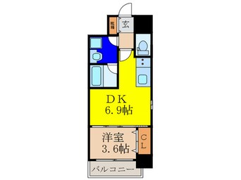 間取図 アリビオ千里豊津