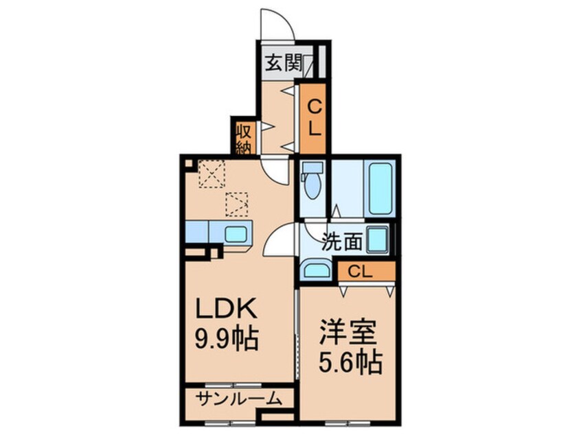 間取図 レジデンス荒牧