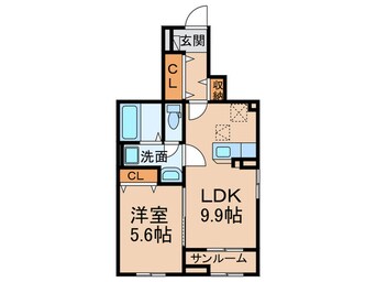 間取図 レジデンス荒牧