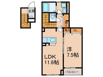 間取図 レジデンス荒牧