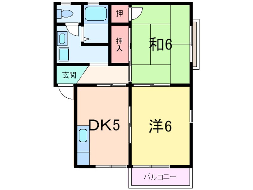 間取図 豊繁ハイツ